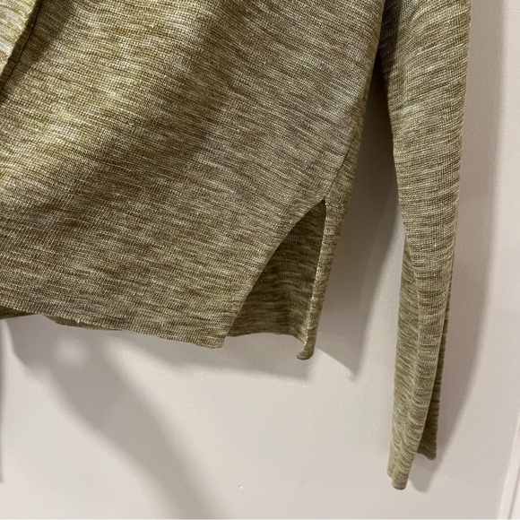 Theory Hanaly Space Dye Linen Blend Button Cardigan S ($295) - Picture 5 of 7